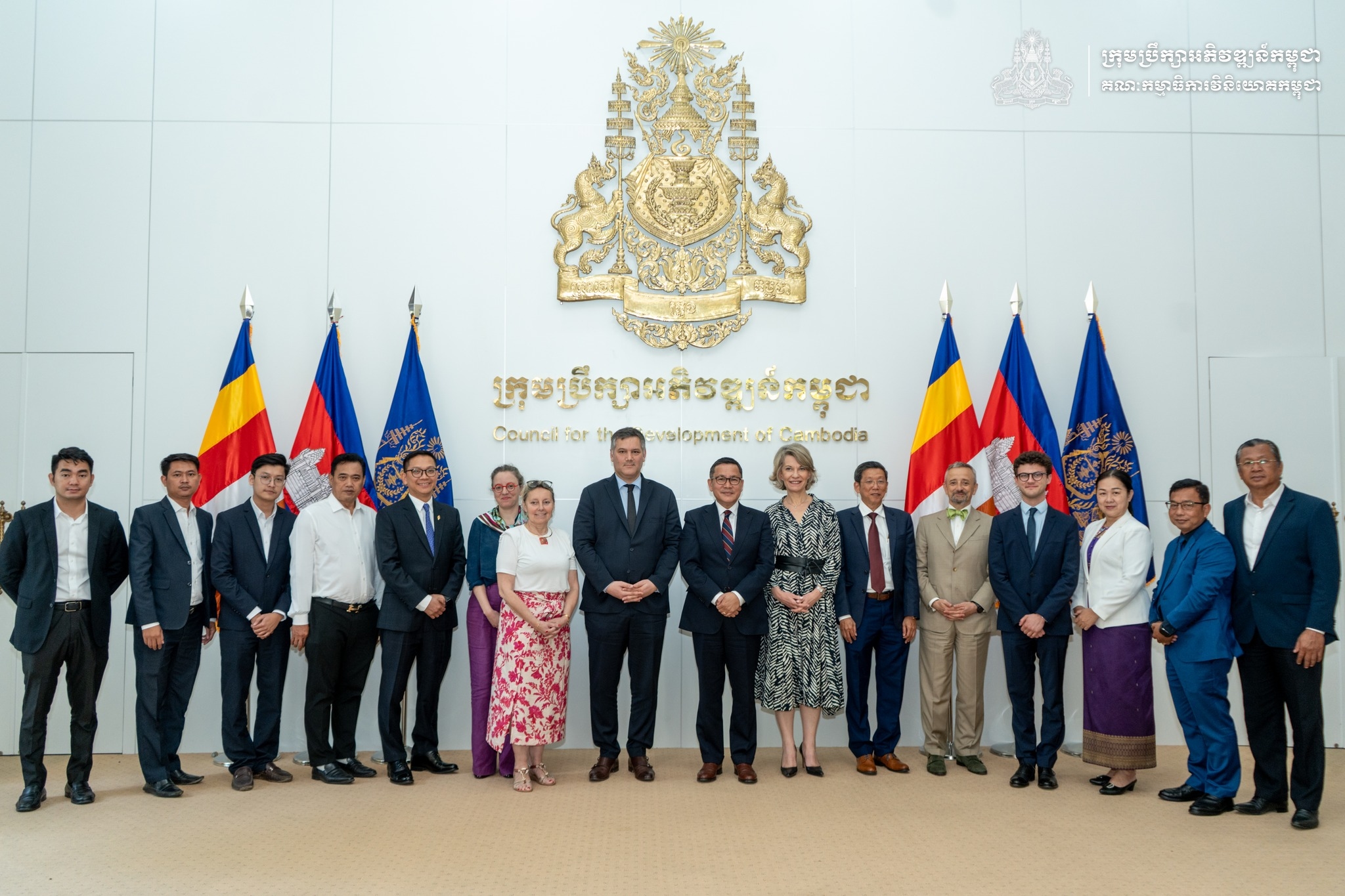 ជំនួបពិភាក្សាការងារជាមួយគណៈប្រតិភូនៃក្រុមមិត្តភាពរដ្ឋសភាកម្ពុជា-បារាំង