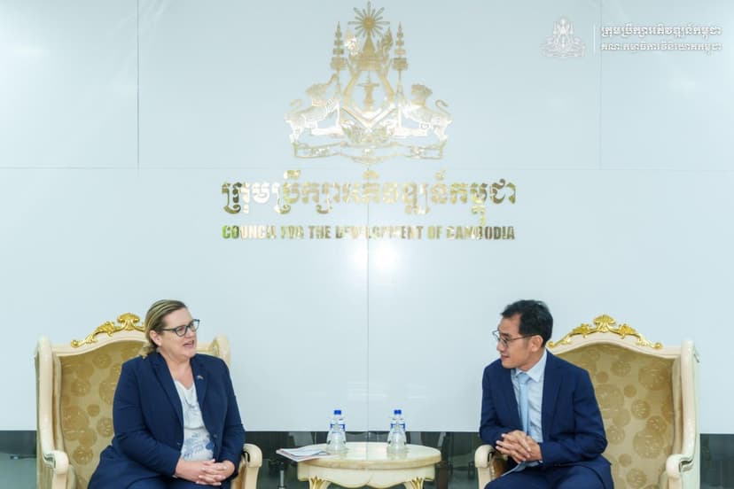 ជំនួបពិភាក្សាការងារជាមួយការិយាល័យទទួលបន្ទុកកិច្ចការកម្ពុជា និងវៀតណាមនៃក្រសួងការបរទេស និងពាណិជ្ជកម្មអូស្ត្រាលី