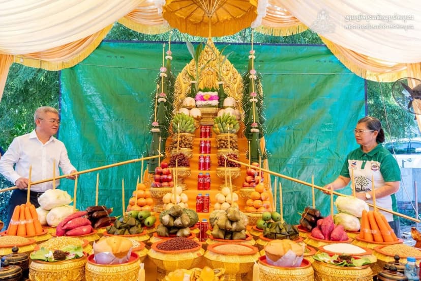 ពិធីបញ្ចុះបឋមសិលាសាងសង់អគារសិក្សាចំនួន ១ខ្នង