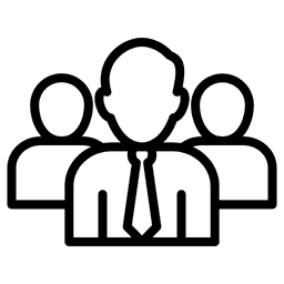 Icon representing a figure