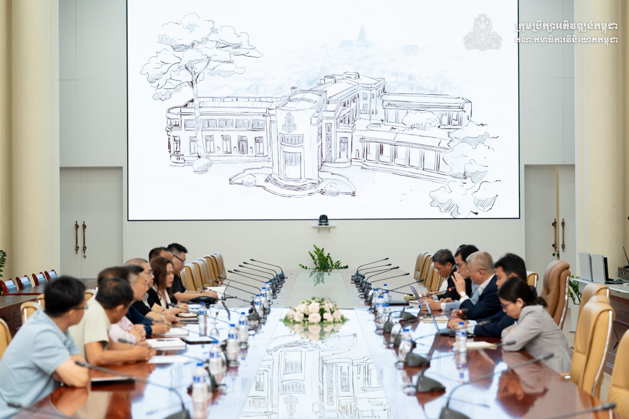 កិច្ចប្រជុំពិភាក្សាការងារជាមួយគណៈប្រតិភូវិនិយោគិនក្រុមហ៊ុន Guangzhou Tiandi Forestry Co., Ltd មកពីខេត្តក្វាងចូវ សាធារណរដ្ឋប្រជាមានិតចិន